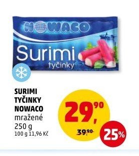 SURIMI TYČINKY NOWACO mražené