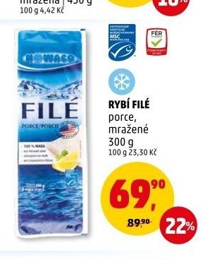 RYBÍ FILÉ mražené