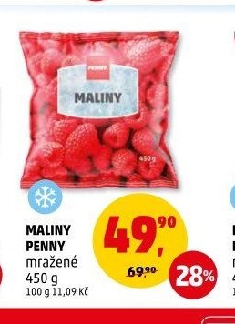 MALINY PENNY mražené