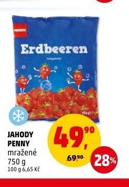 JAHODY PENNY mražené