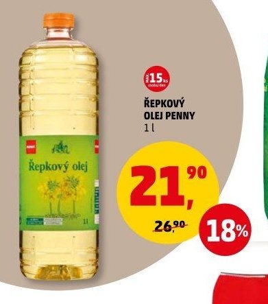 ŘEPKOVÝ OLEJ PENNY
