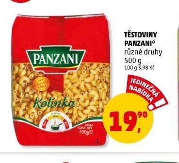 TĚSTOVINY PANZANI