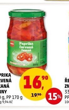 PAPRIKA ČERVENÁ ŘEZANÁ PENNY
