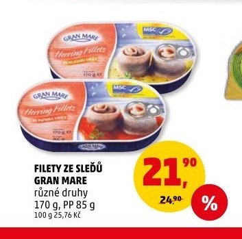 FILETY ZE SLEDŮ GRAN MARE