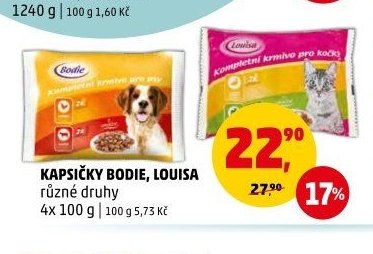 Kapsičky Bodie, Louisa