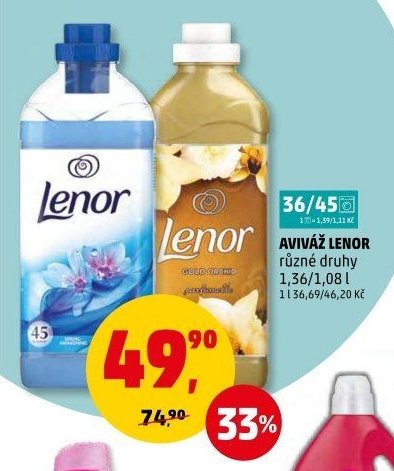 AVIVÁŽ LENOR různé druhy