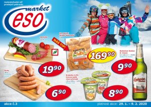 akční leták ESO MARKET 29.1.2020-9.2.2020