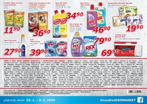 akční leták ESO MARKET 29.1.2020-9.2.2020