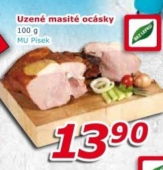 Masové ocásky uzené Maso uzeniny Písek