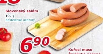 Salám slovenský točený Kostelecké uzeniny