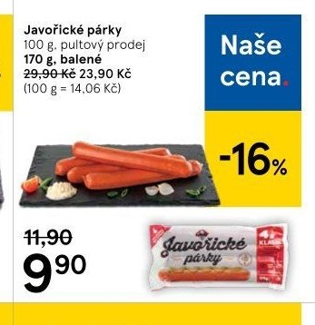 Javořické párky
