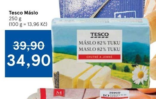 Tesco Máslo 250 g