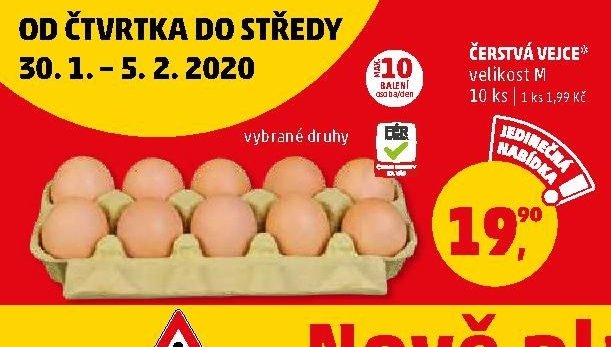 ČERSTVÁ VEJCE