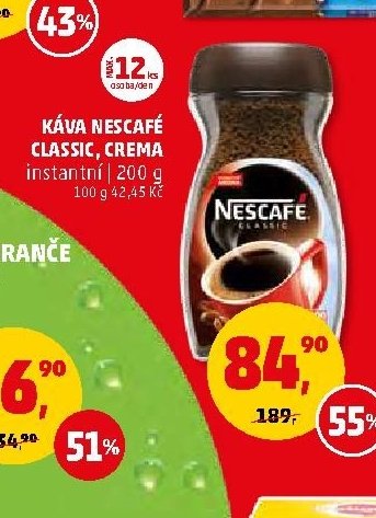 KÁVA NESCAFÉ CLASSIC
