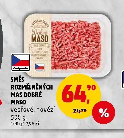 SMĚS ROZMĚLNĚNÝCH MAS DOBRÉ MASO
