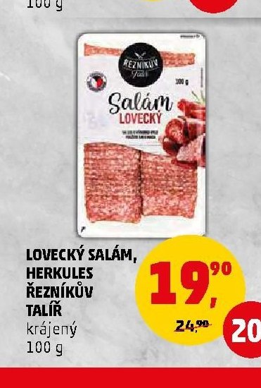 LOVECKÝ SALÁM, HERKULES ŘEZNÍKŮV TALÍŘ