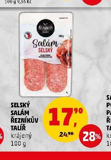 SELSKÝ SALÁM ŘEZNÍKŮV TALÍŘ