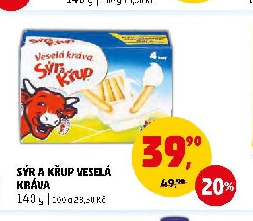 SÝR A KŘUP VESELÁ KRÁVA