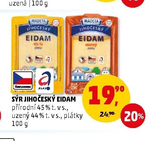 SÝR JIHOČESKÝ EIDAM