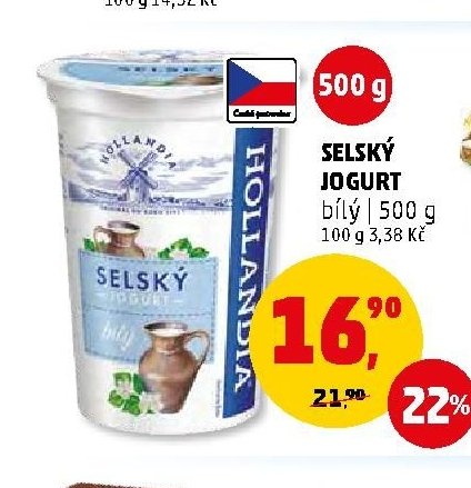 SELSKÝ JOGURT HOLLANDIA