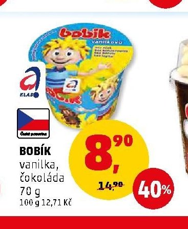 BOBÍK VANILKA, ČOKOLÁDA
