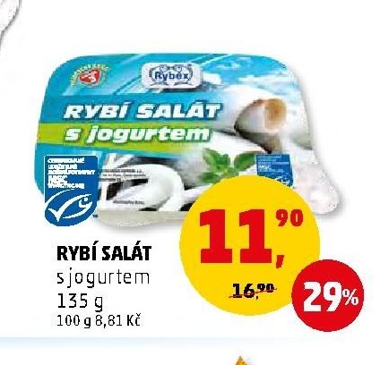 Rybí salát s jogurtem