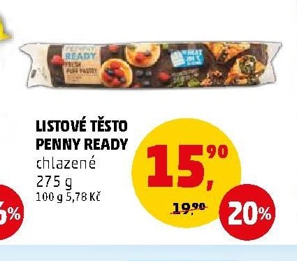 Listové těsto Penny Ready