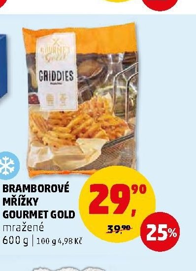 Bramborové mřížky Gourmet Gold