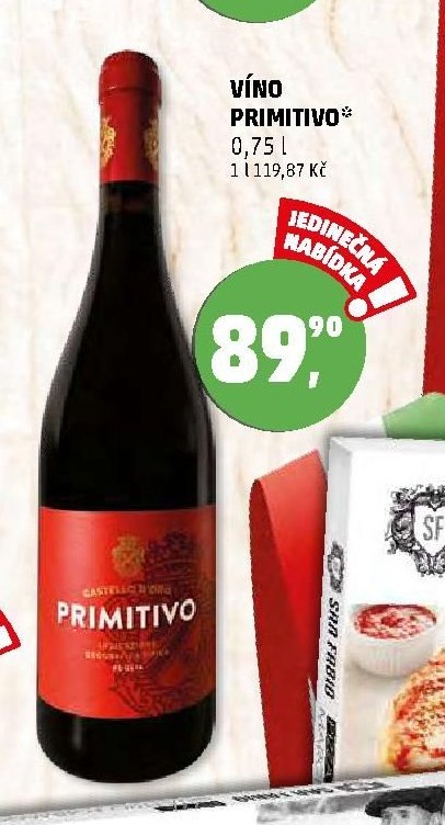 VÍNO PRIMITIVO 0,75 l