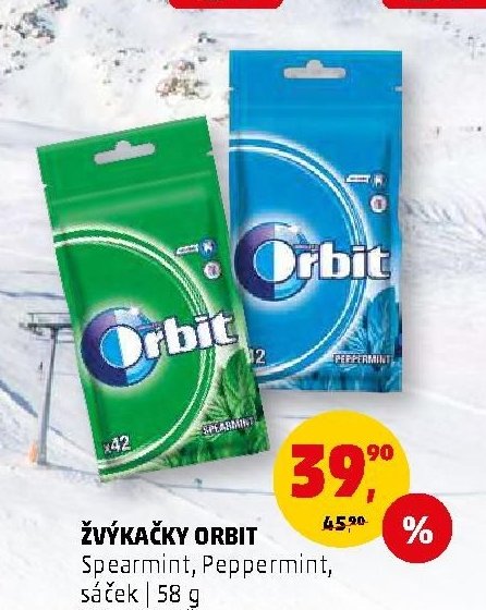 Žvýkačky Orbit sáček