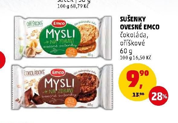 Sušenky ovesné Emco