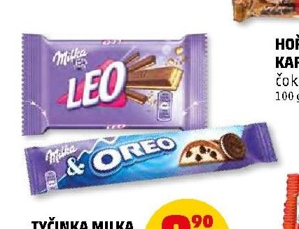 Tyčinka Milka Leo, Oreo