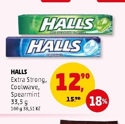 Halls Extra Strong, Coolwave, Spearmint