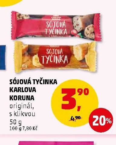 Sójová tyčinka Karlova Koruna