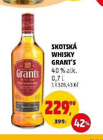 SKOTSKÁ WHISKY GRANT'S