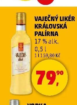 VAJEČNÝ LIKÉR KRÁLOVSKÁ PALÍRNA