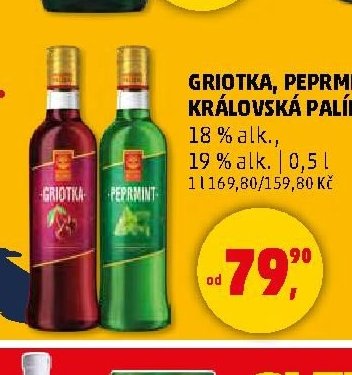 GRIOTKA, PEPRMINT KRÁLOVSKÁ PALÍRNA