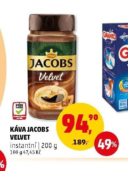 Káva JACOBS VELVET