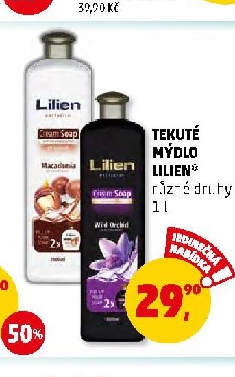 TEKUTÉ MÝDLO LILIEN