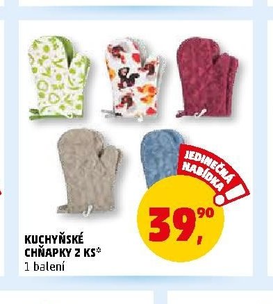 KUCHYŇSKÉ CHŇAPKY 2 KS
