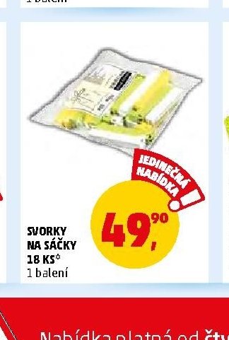 SVORKY NA SÁČKY 18 KS