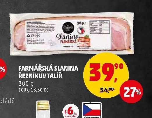 Farmářská slanina Řezníkův talíř