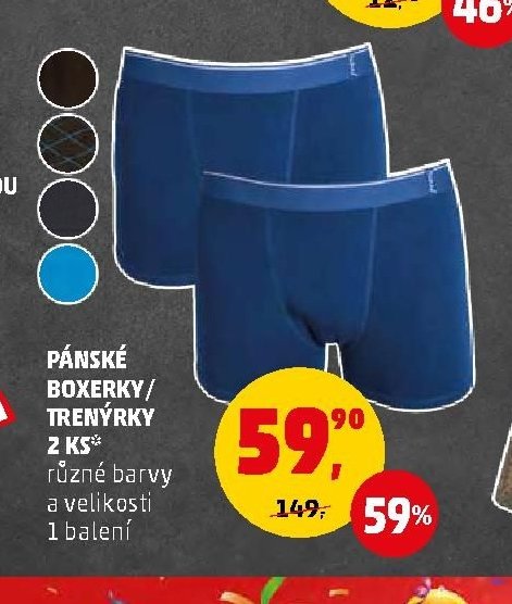 Pánské boxerky / trenýrky 2 ks