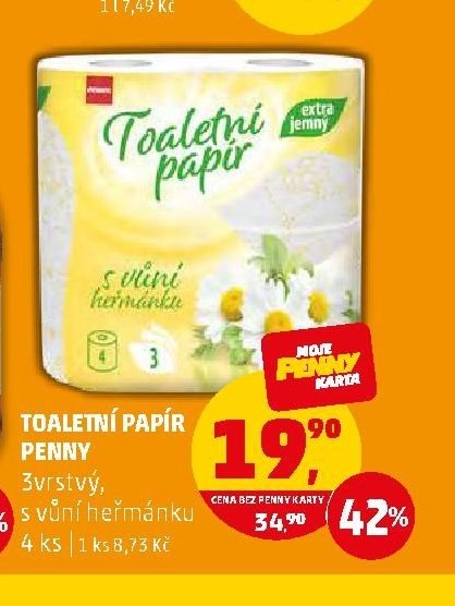Toaletní papír Penny