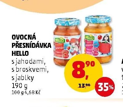 Ovocná přesnídávka Hello