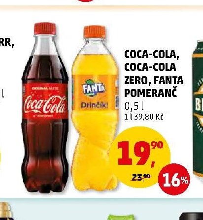 Coca-Cola, Coca-Cola Zero, Fanta pomeranč