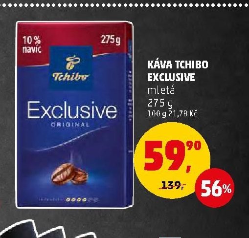 Káva Tchibo Exclusive mletá 275 g