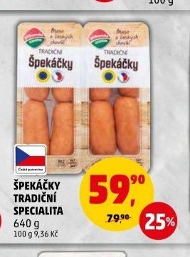 ŠPEKÁČKY TRADIČNÍ SPECIALITA