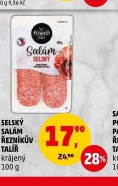 SELSKÝ SALÁM ŘEZNÍKŮV TALÍŘ