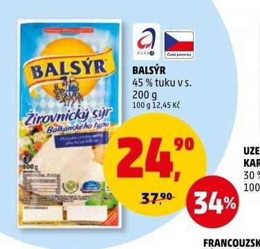 BALSÝR Žirovnický sýr
